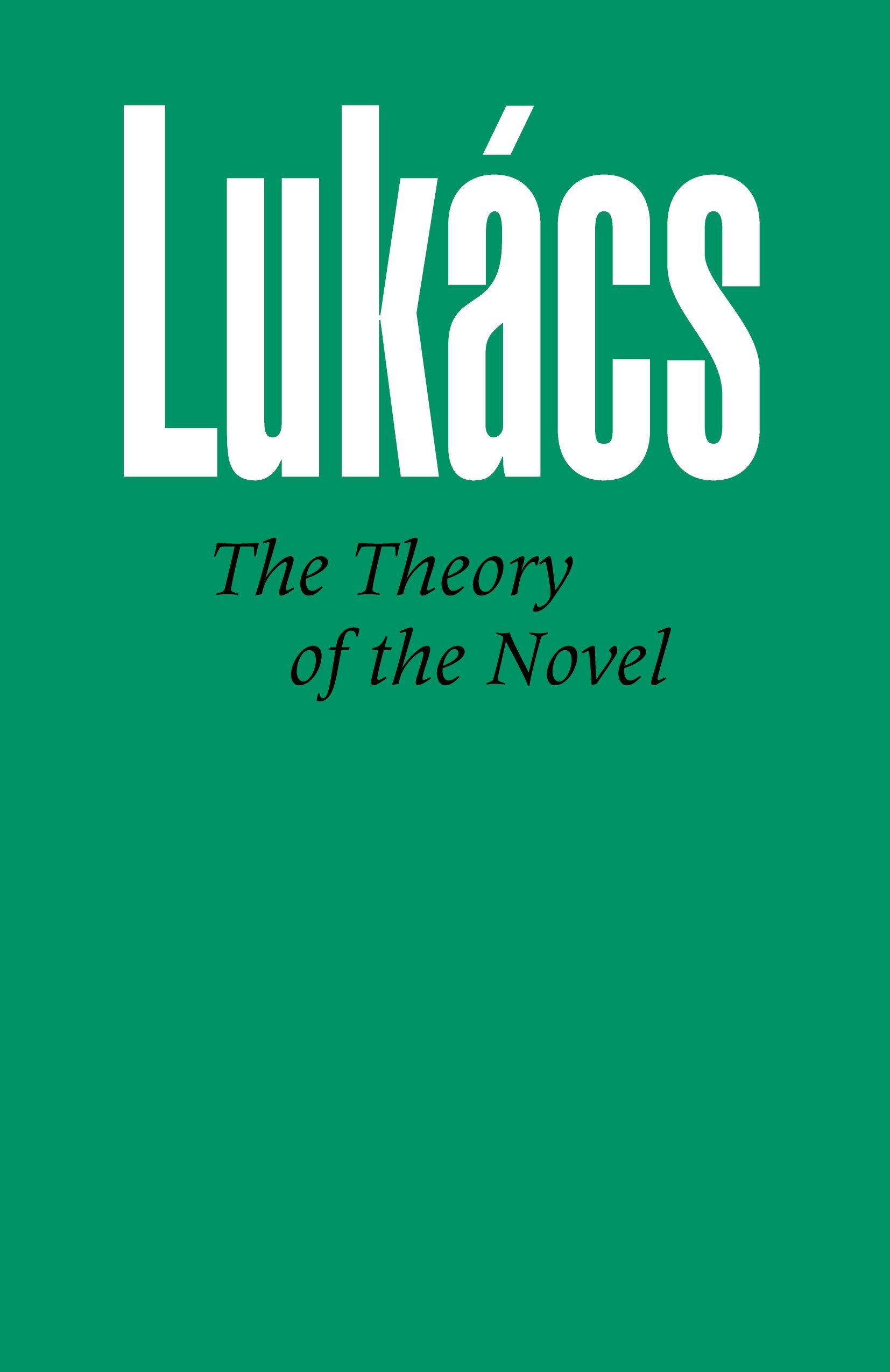 Vorderes Coverbild The Theory of the Novel