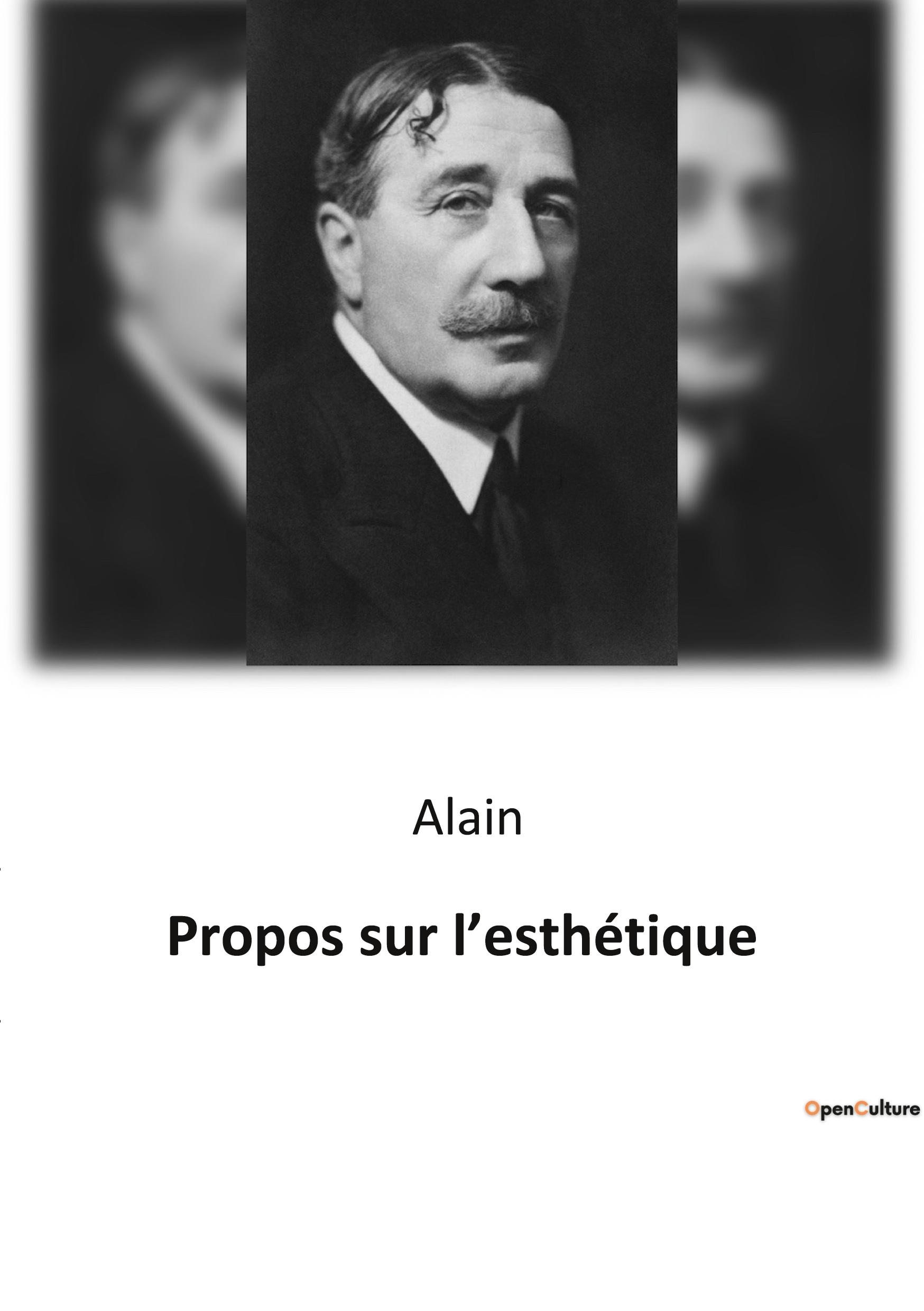 Vorderes Coverbild Propos sur l'esthétique