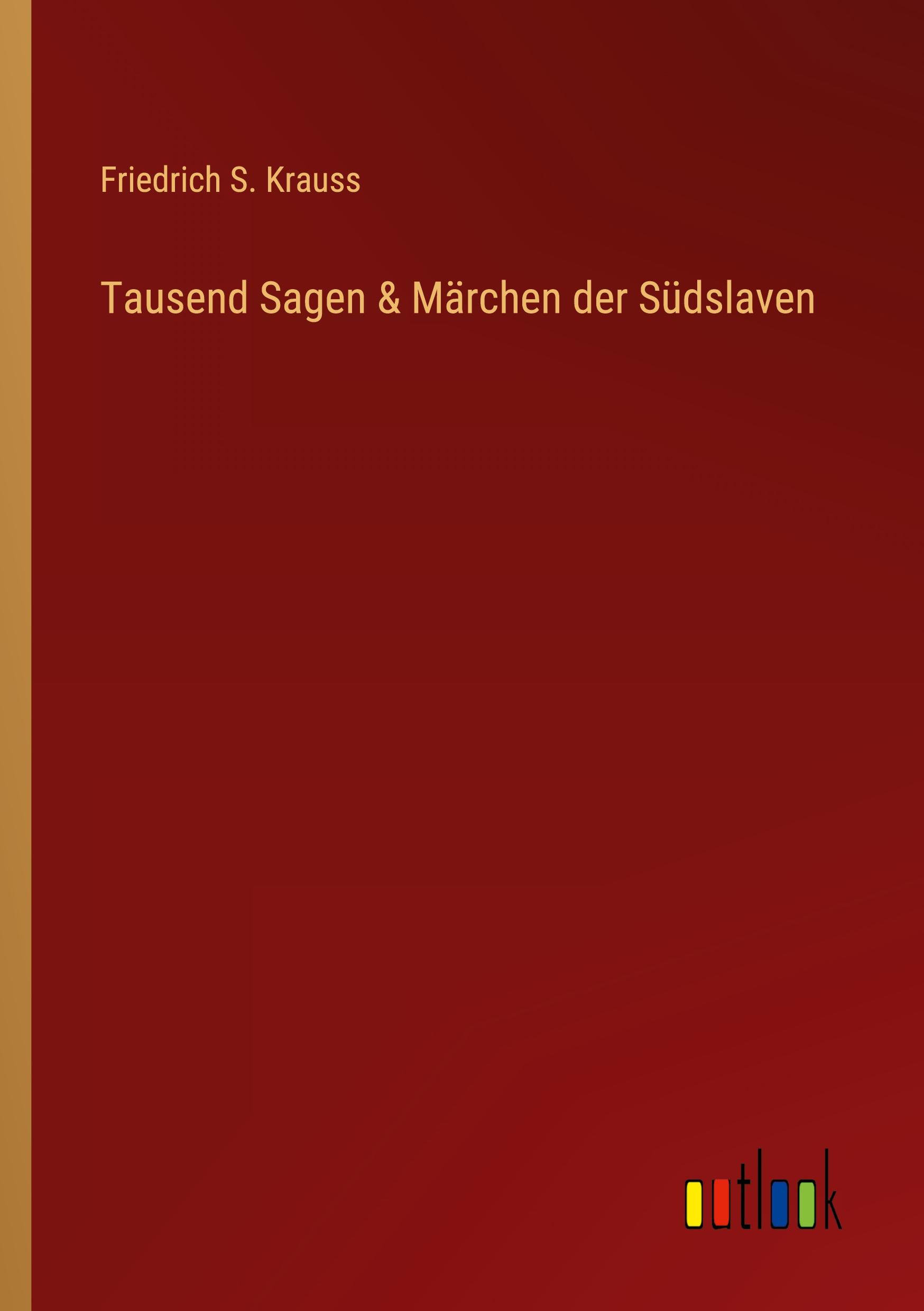 Vorderes Coverbild Tausend Sagen & Märchen der Südslaven