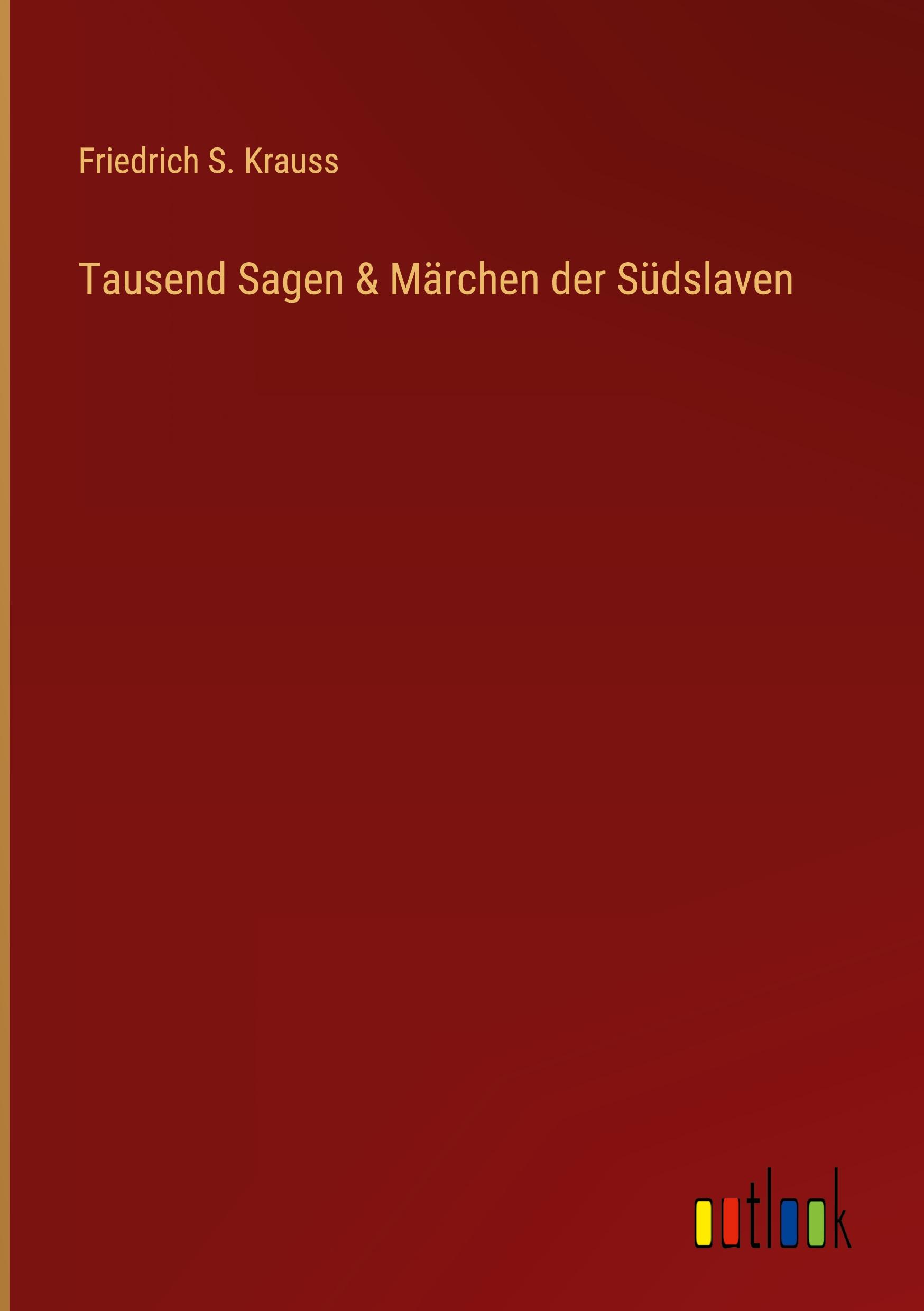 Vorderes Coverbild Tausend Sagen & Märchen der Südslaven