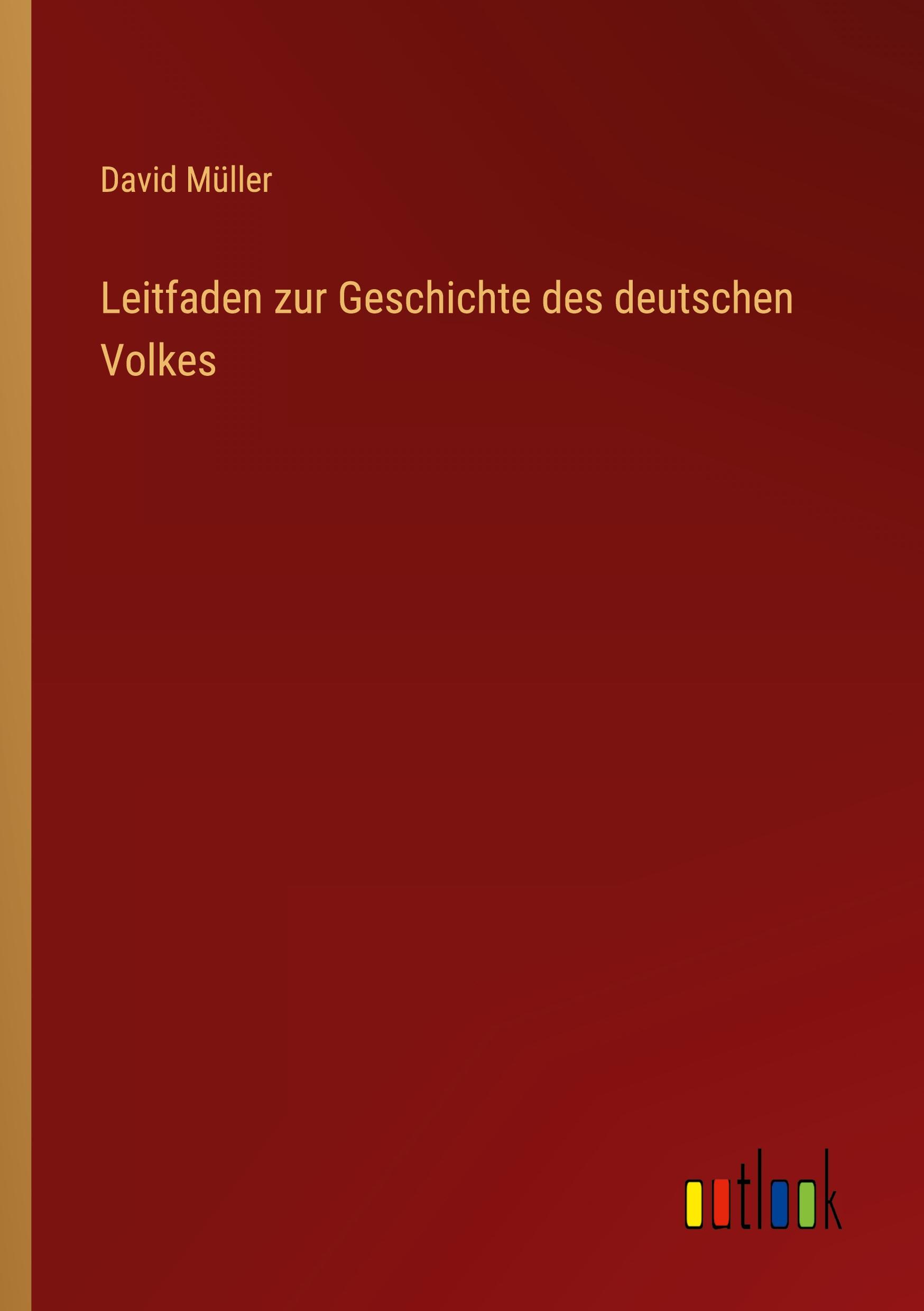Vorderes Coverbild Leitfaden zur Geschichte des deutschen Volkes