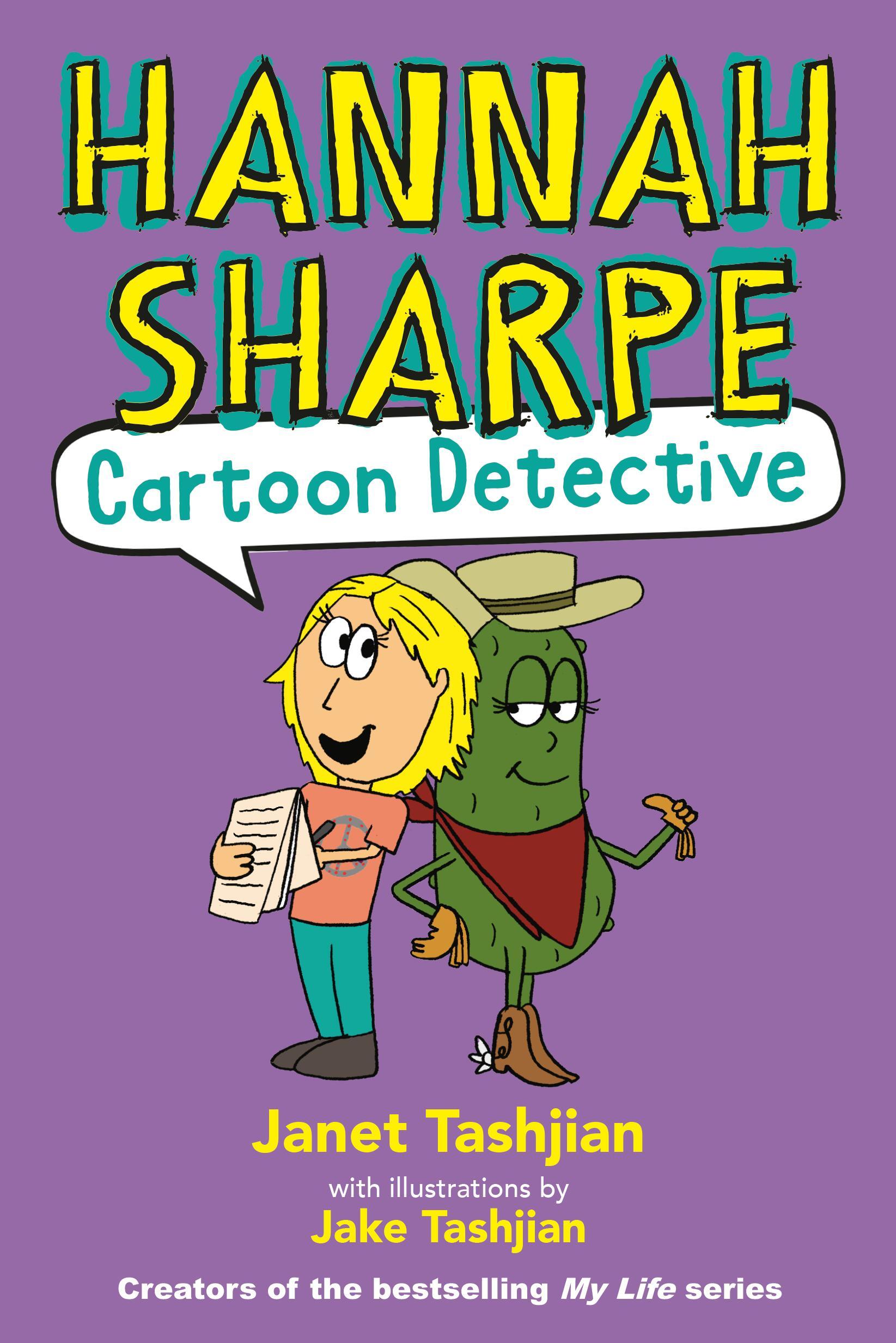 Vorderes Coverbild Hannah Sharpe, Cartoon Detective