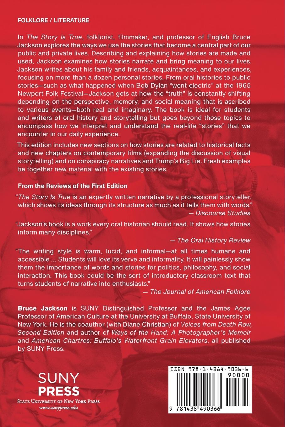 Rückseitencover The Story Is True, Second Edition