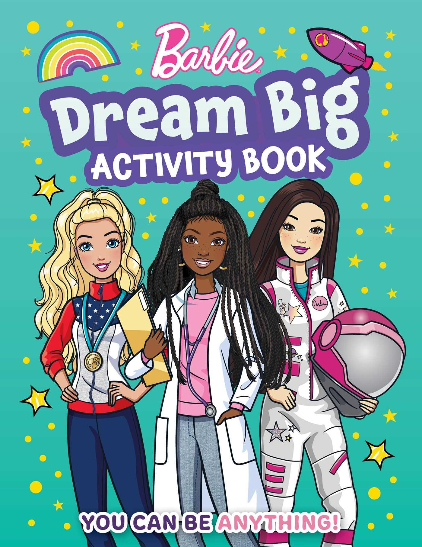 Beispielinhalt (Bild) Barbie Dream Big Activity Book