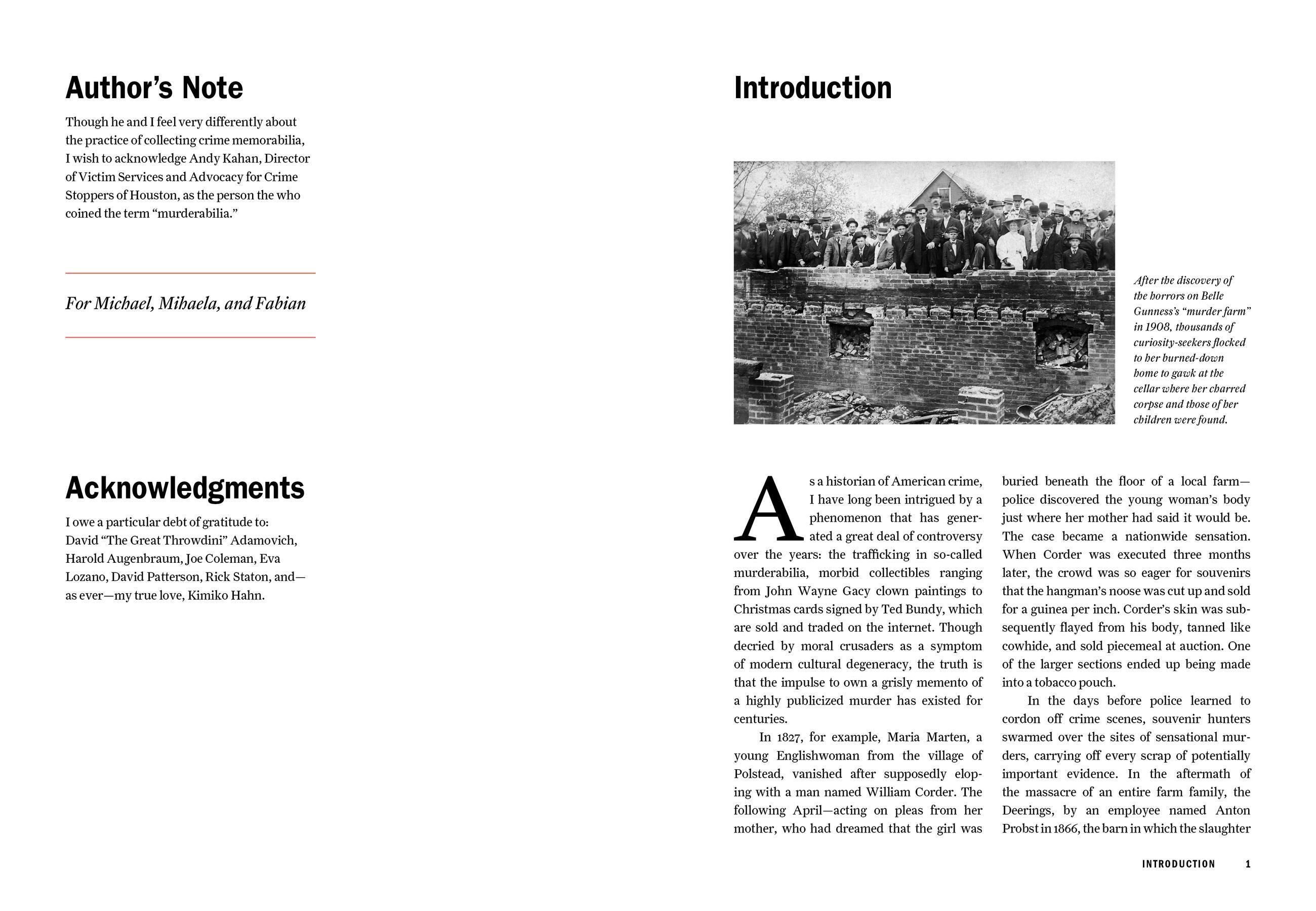 Beispielinhalt (Bild) Murderabilia