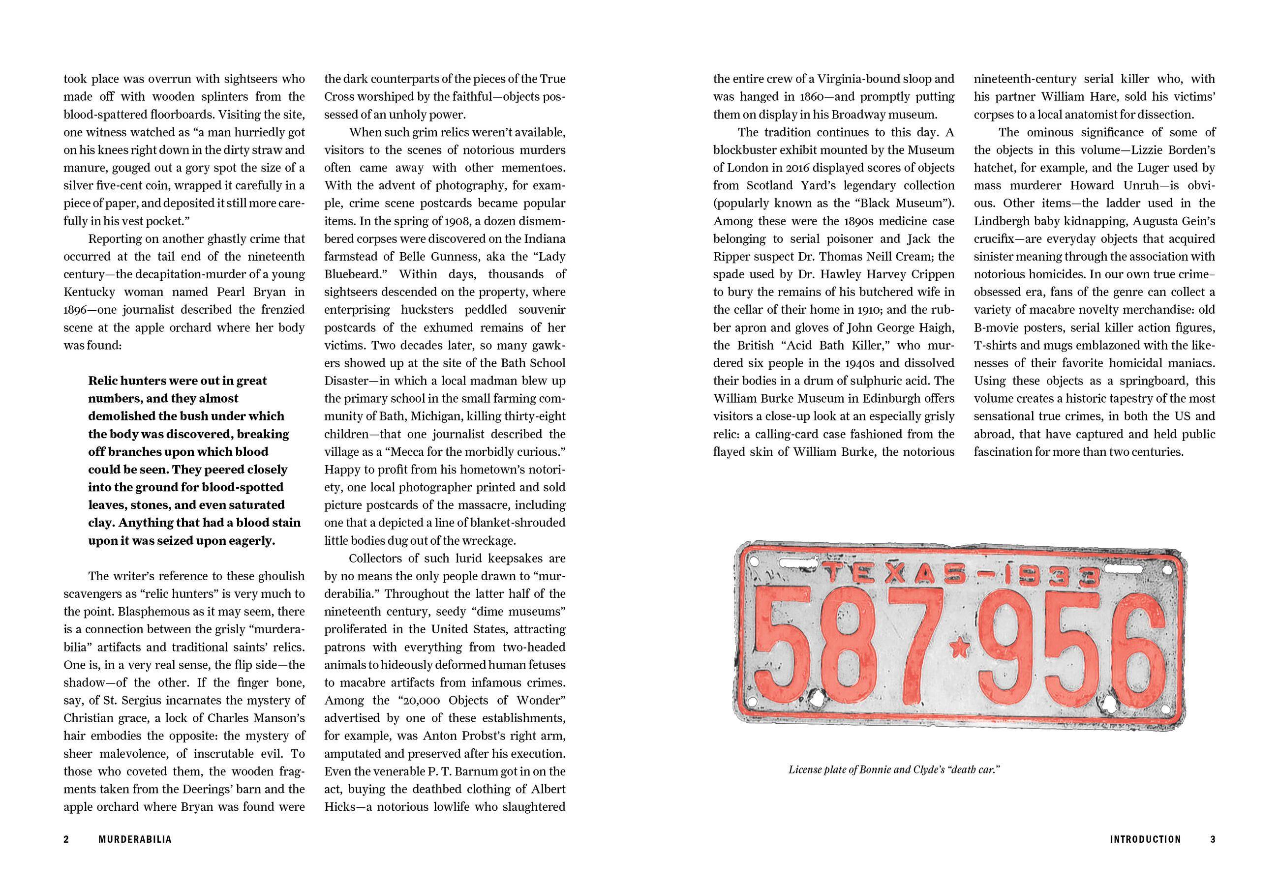 Beispielinhalt (Bild) Murderabilia