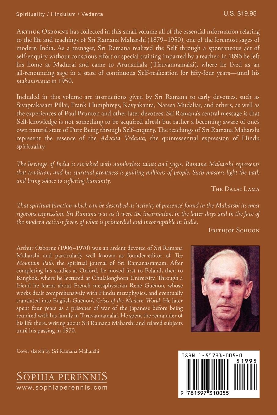 Rückseitencover Ramana Maharshi and the Path of Self-Knowledge