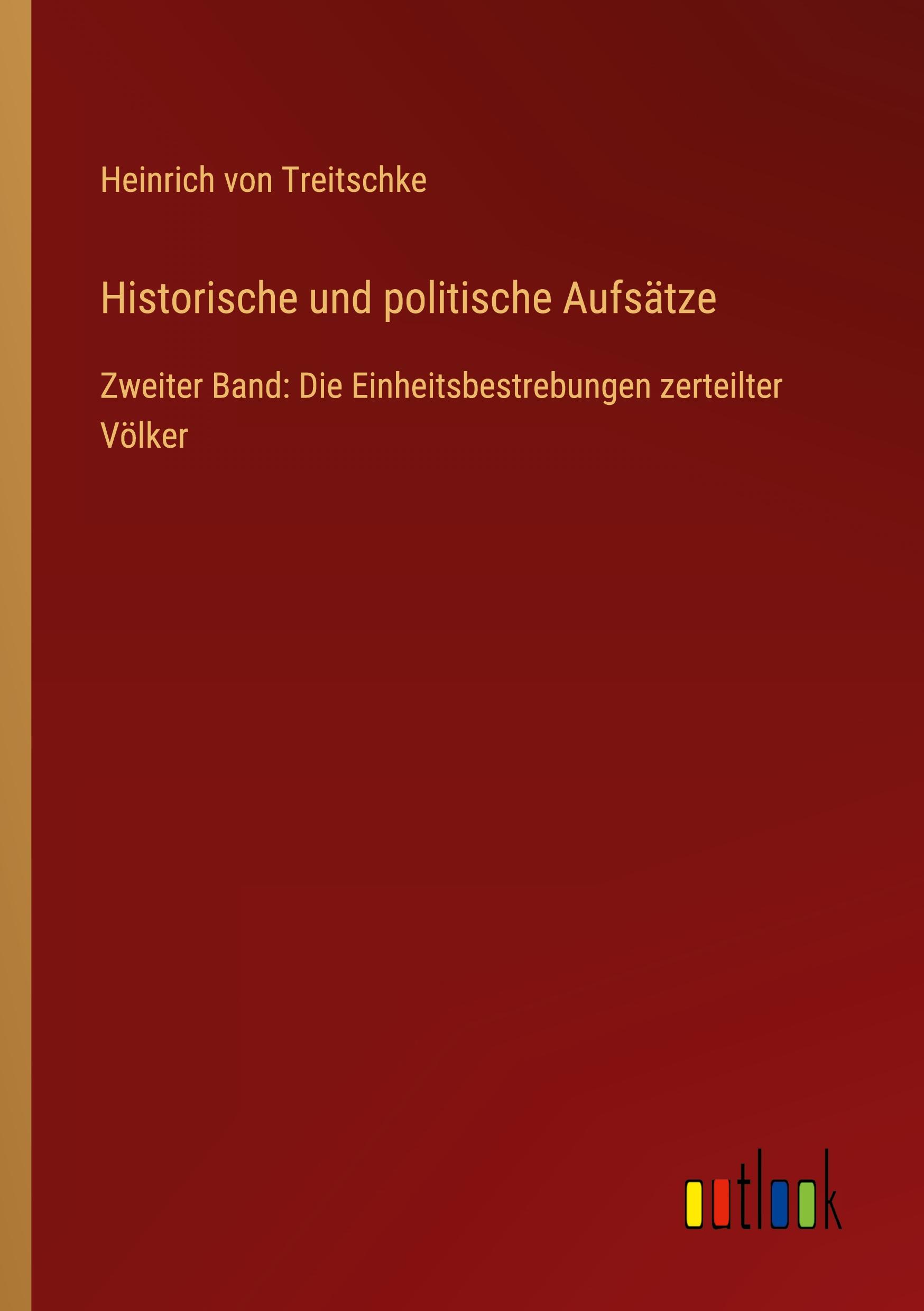 Vorderes Coverbild Historische und politische Aufsätze
