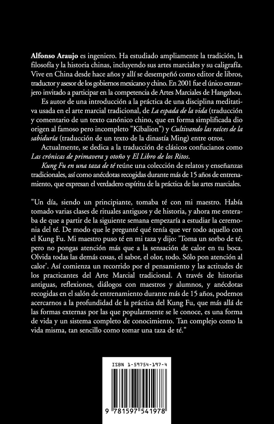 Rückseitencover Kung Fu En Una Taza de Te