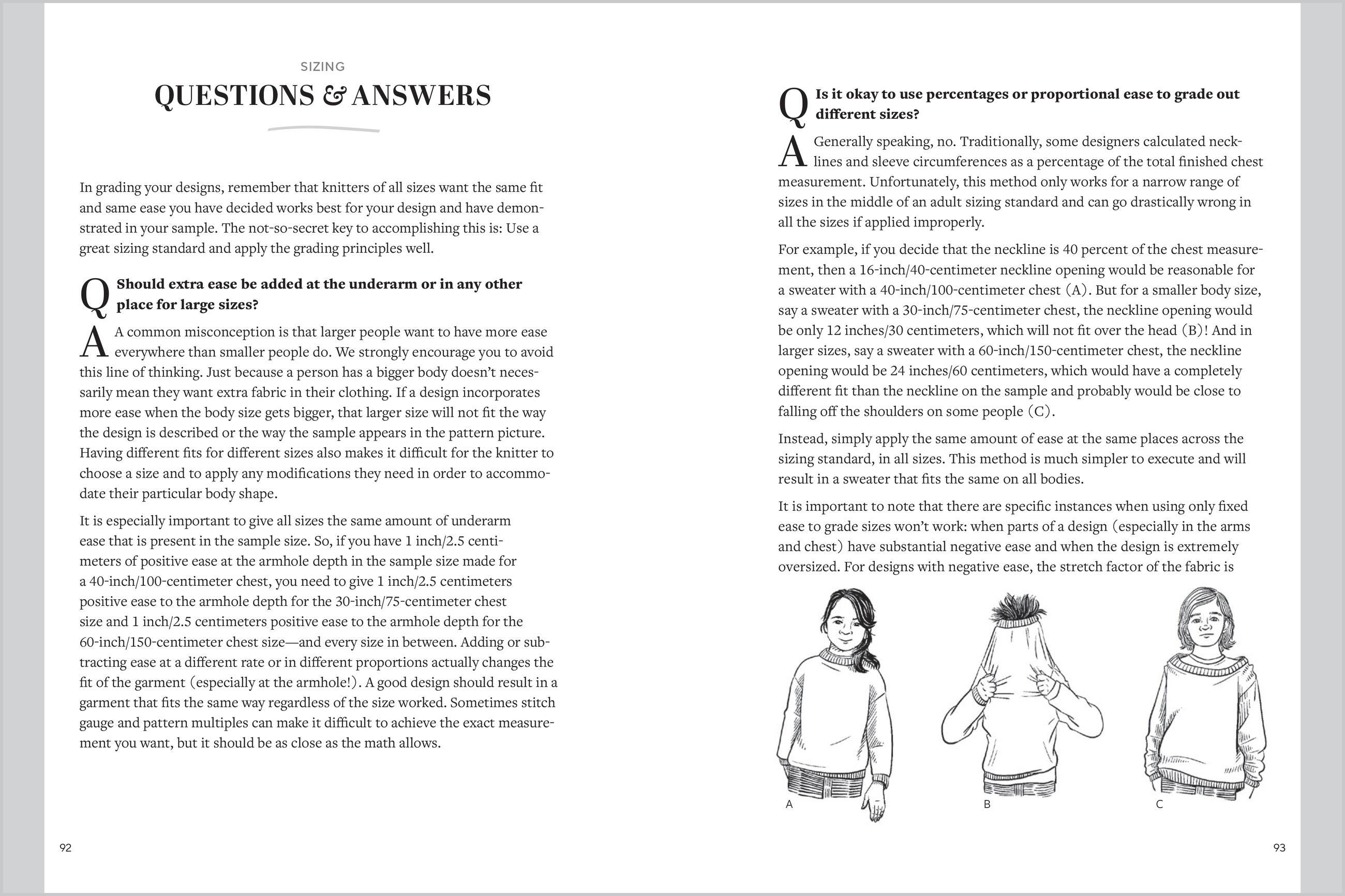 Beispielinhalt (Bild) The Knitting Pattern Writing Handbook