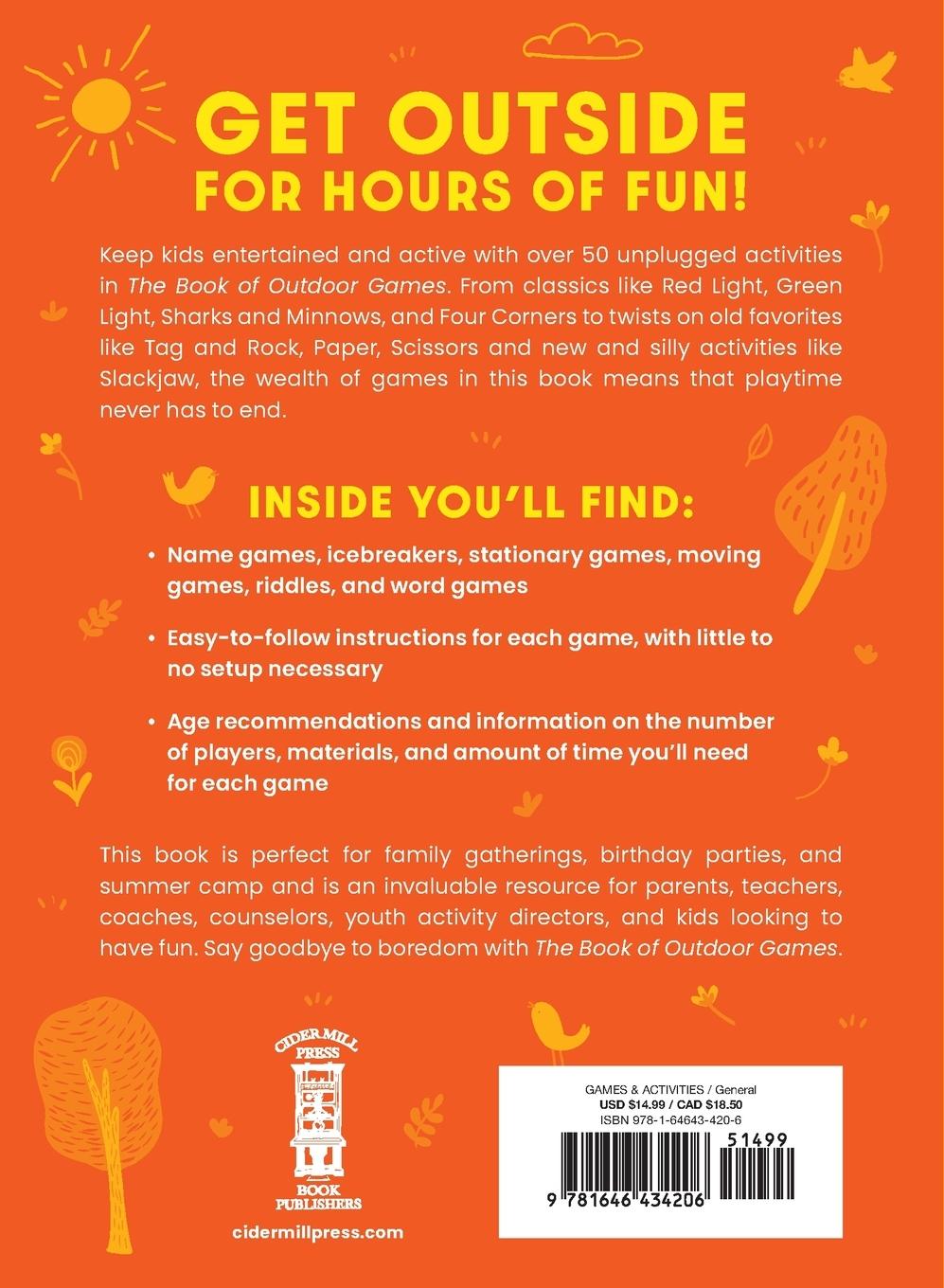 Rückseitencover The Book of Outdoor Games
