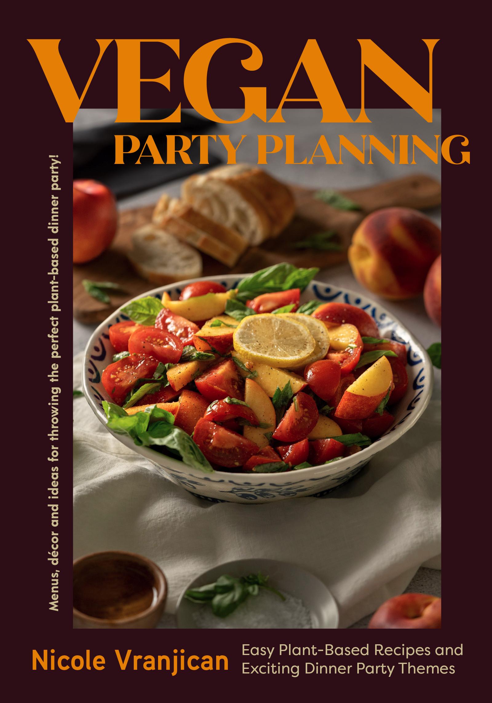 Vorderes Coverbild Vegan Party Planning