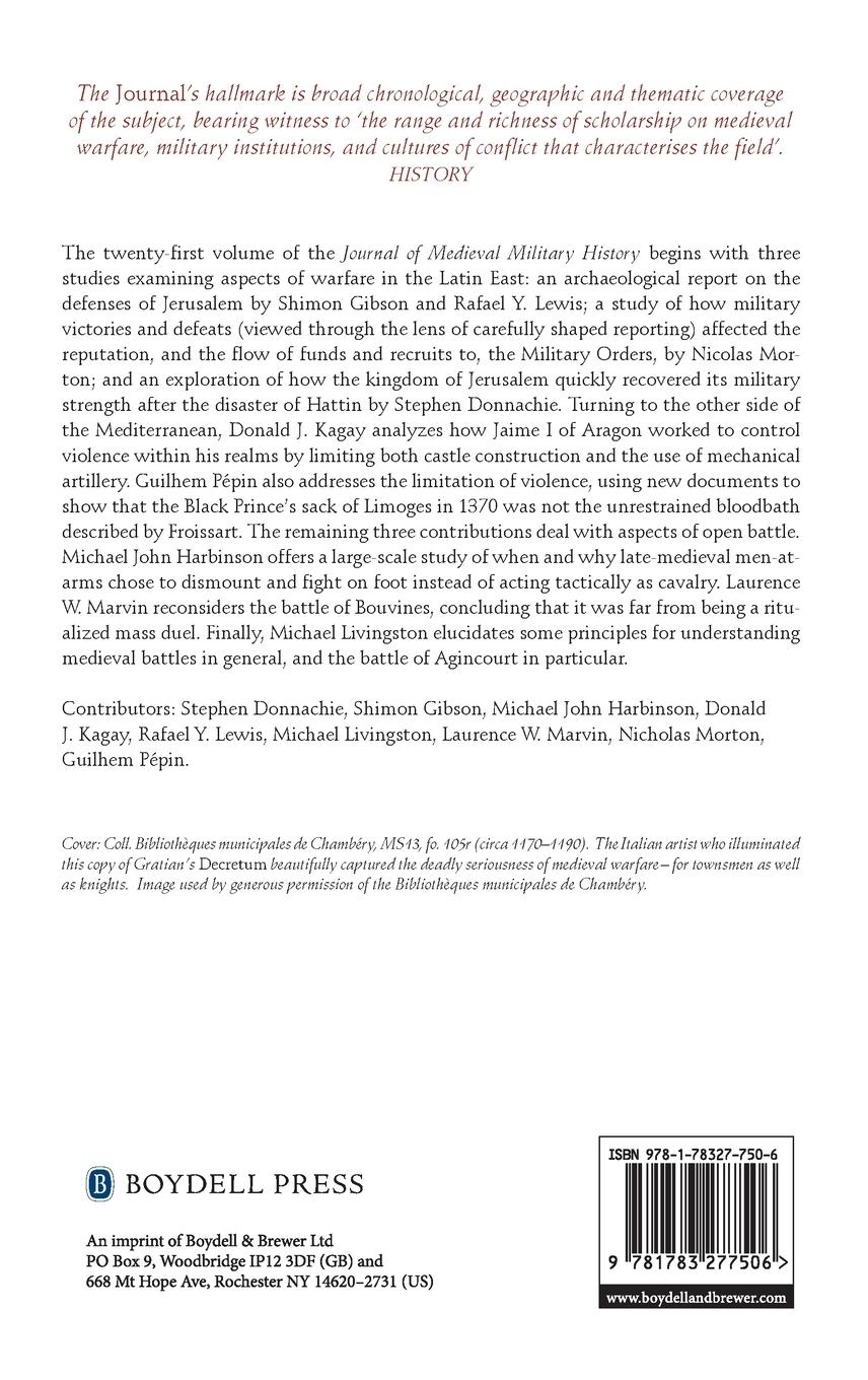 Rückseitencover Journal of Medieval Military History