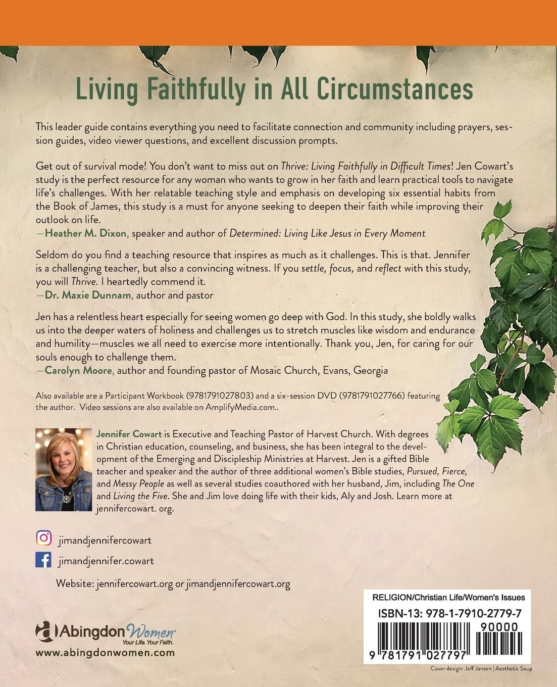 Rückseitencover Thrive Women's Bible Study Leader Guide