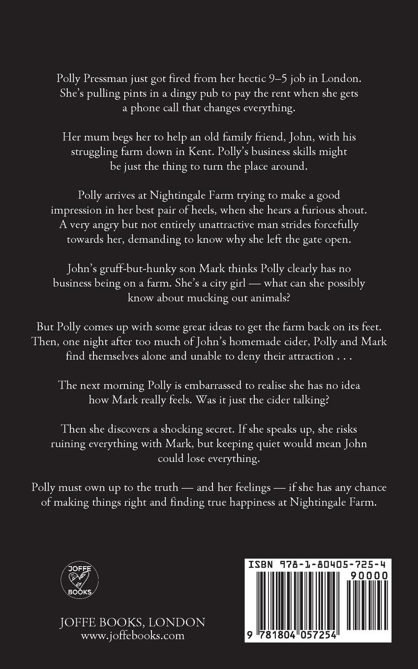 Rückseitencover FALLING IN LOVE AT NIGHTINGALE FARM a heartwarming, feel-good romance to fall in love with