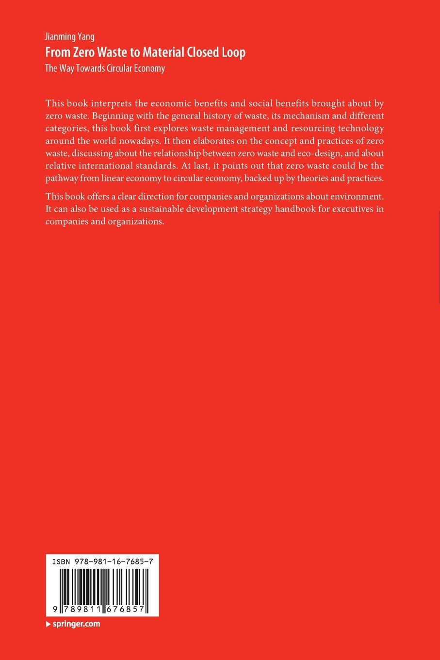 Rückseitencover From Zero Waste to Material Closed Loop