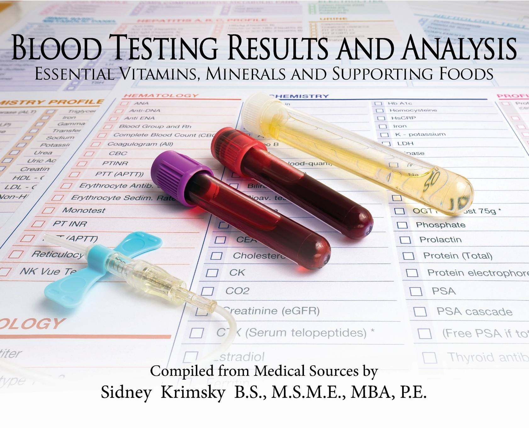 Vorderes Coverbild Blood Testing Results and Analysis: Essential Vitamins, Minerals, and Supporting Foods