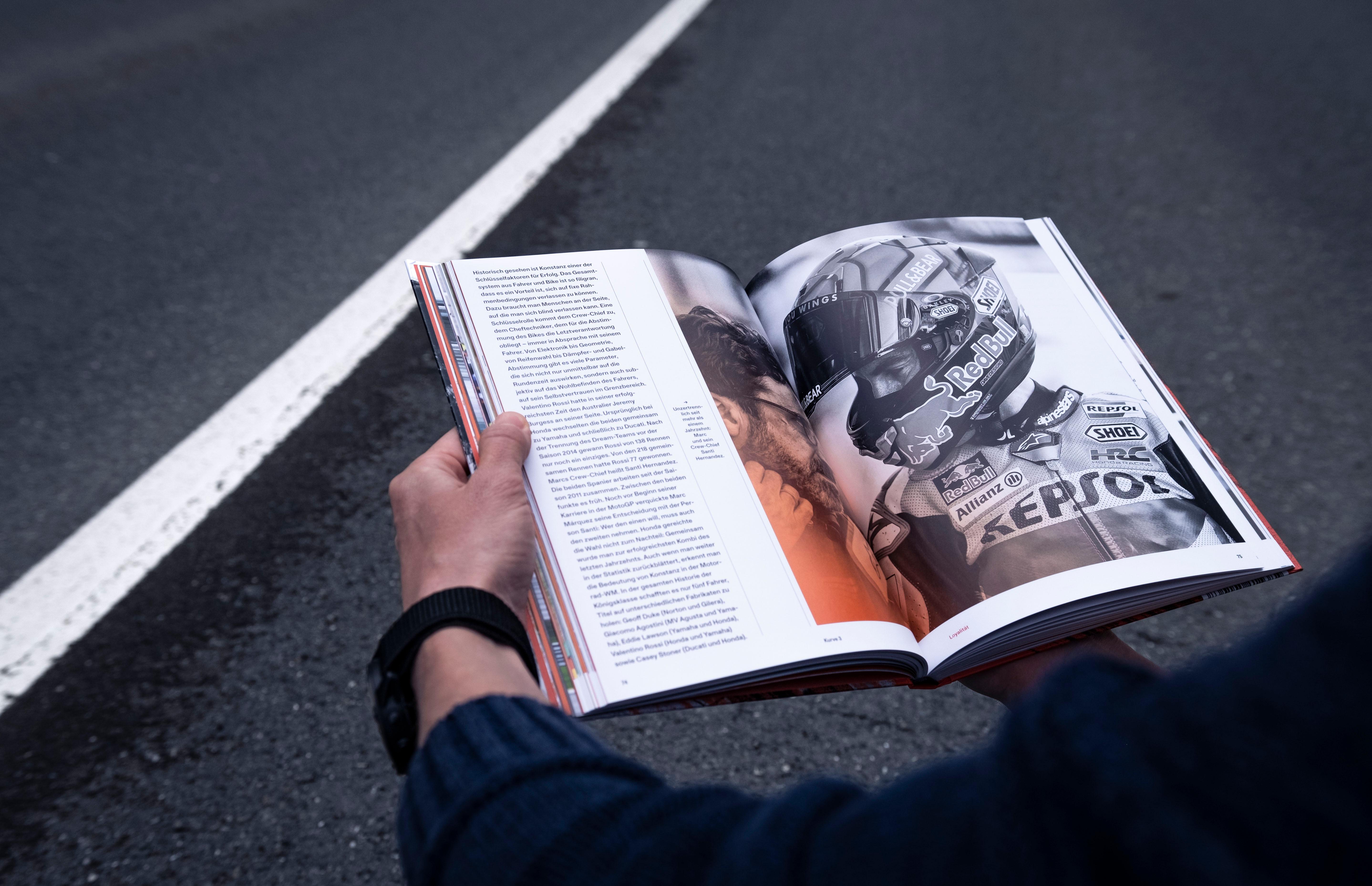 Beispielinhalt (Bild) Being Marc Márquez