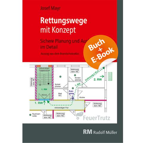 Vorderes Coverbild Rettungswege mit Konzept mit E-Book (PDF)