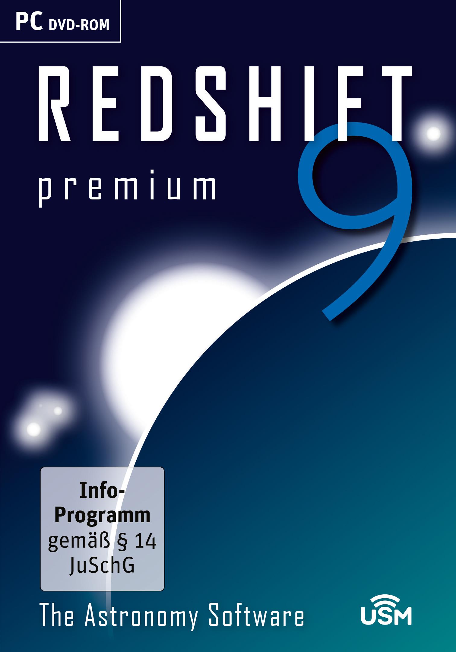 Vorderes Coverbild Redshift 9 Premium