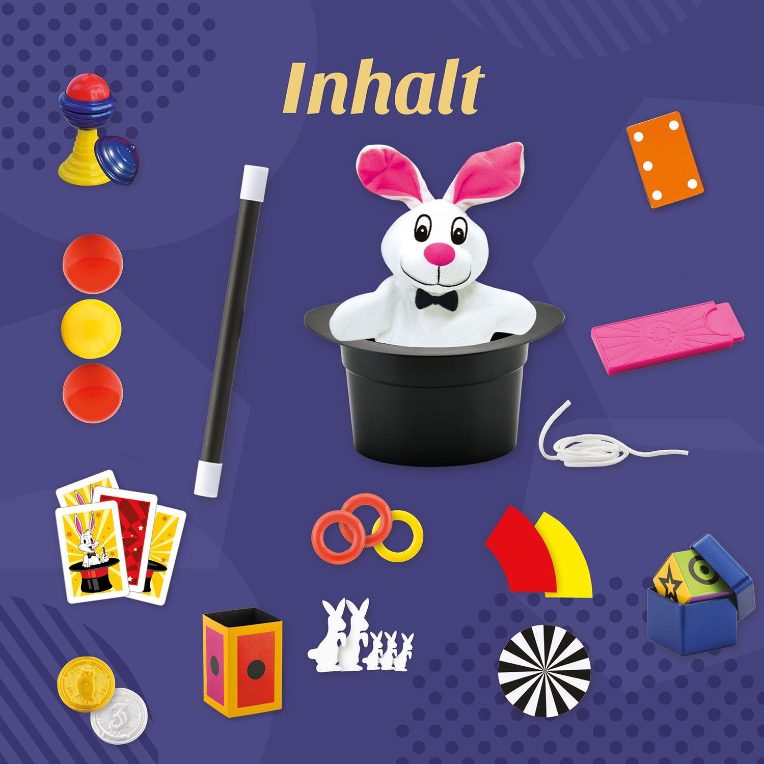 Beispielinhalt (Bild) Magic Zauberhut - Zauberkasten