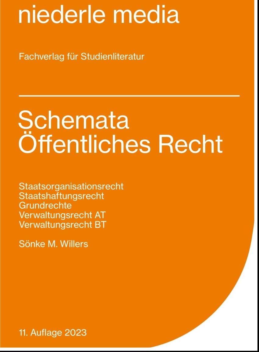 Vorderes Coverbild Schemata Öffentliches Recht - Karteikarten