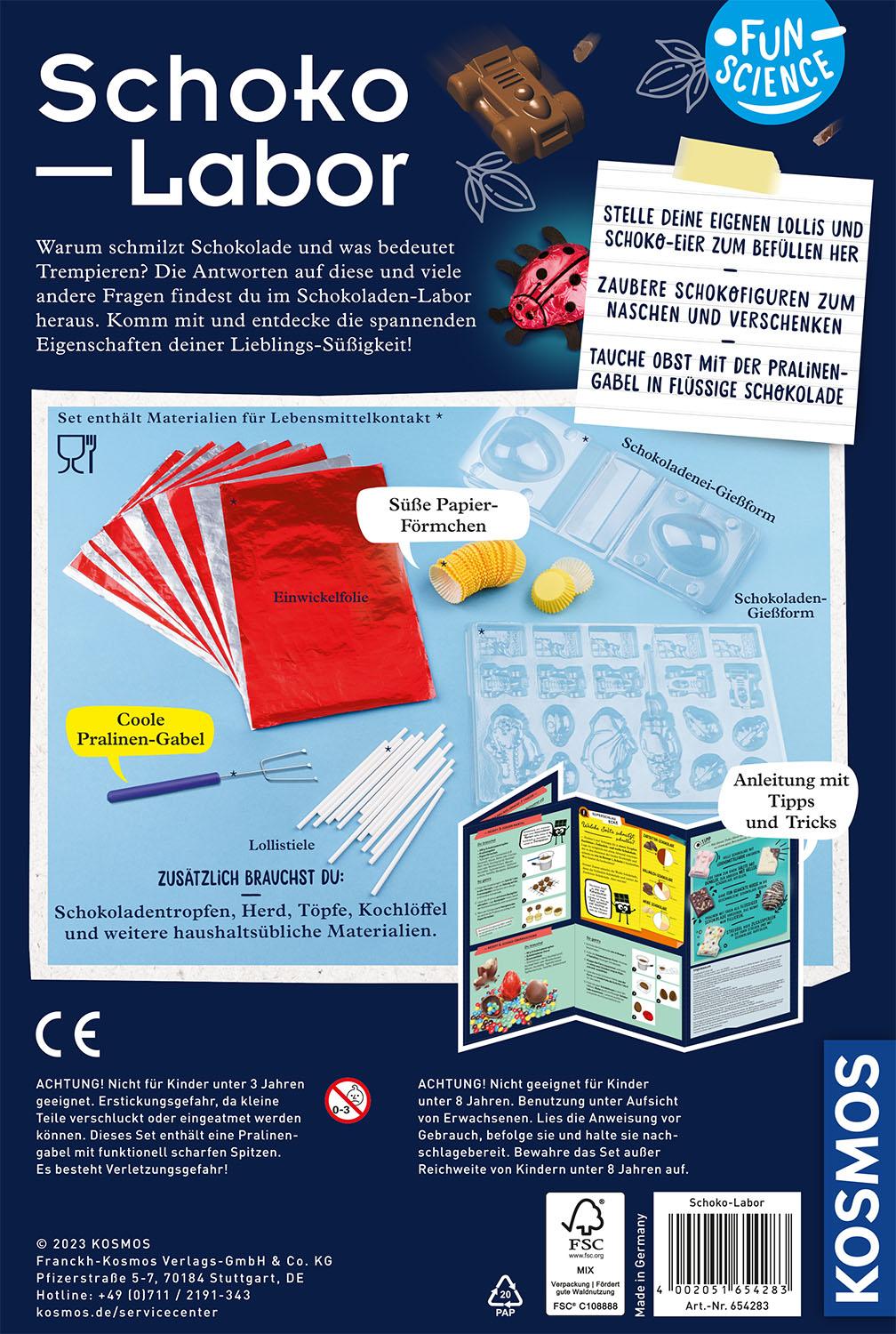 Beispielinhalt (Bild) Fun Science Schoko-Labor