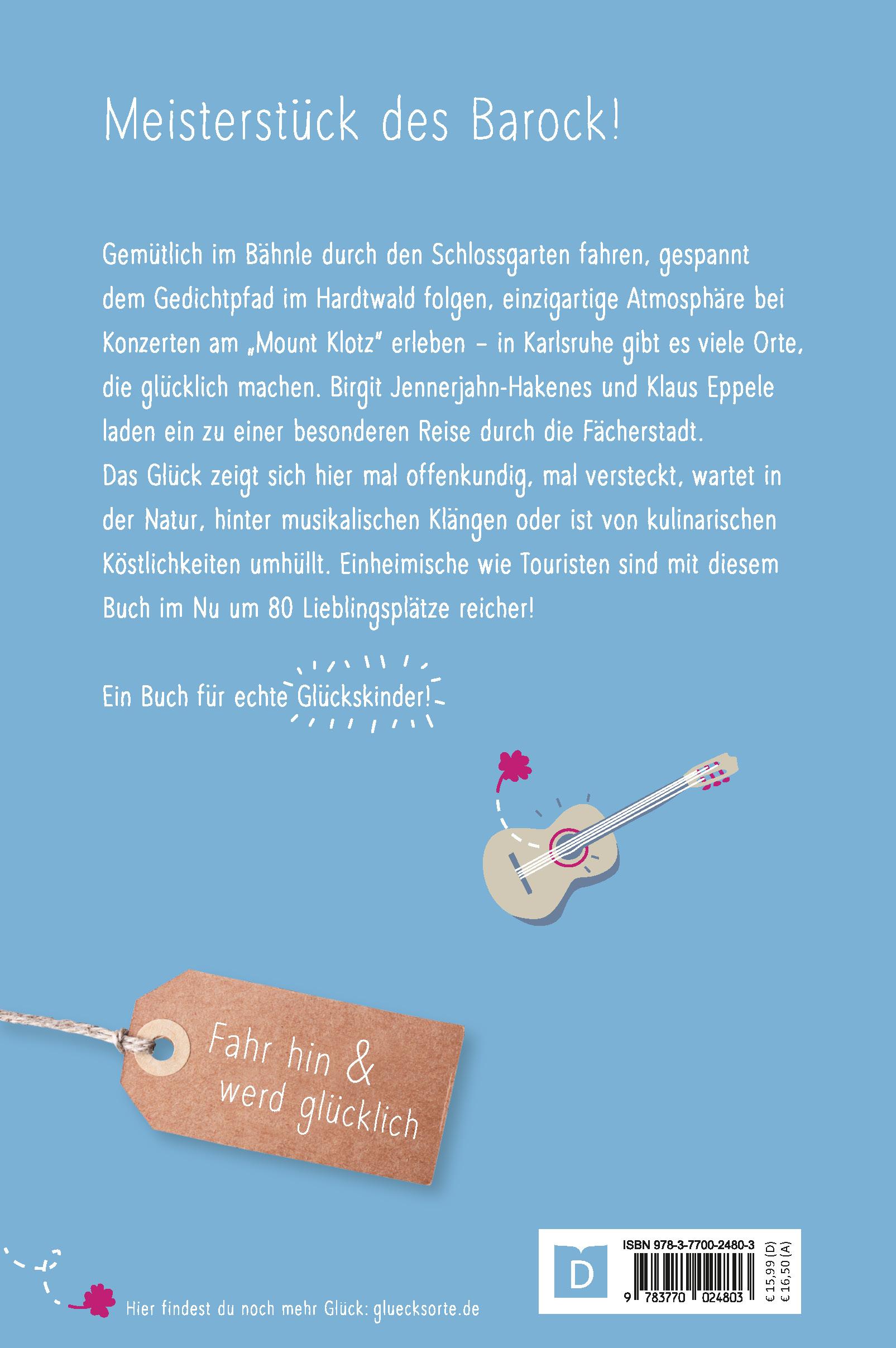 Rückseitencover Glücksorte in Karlsruhe