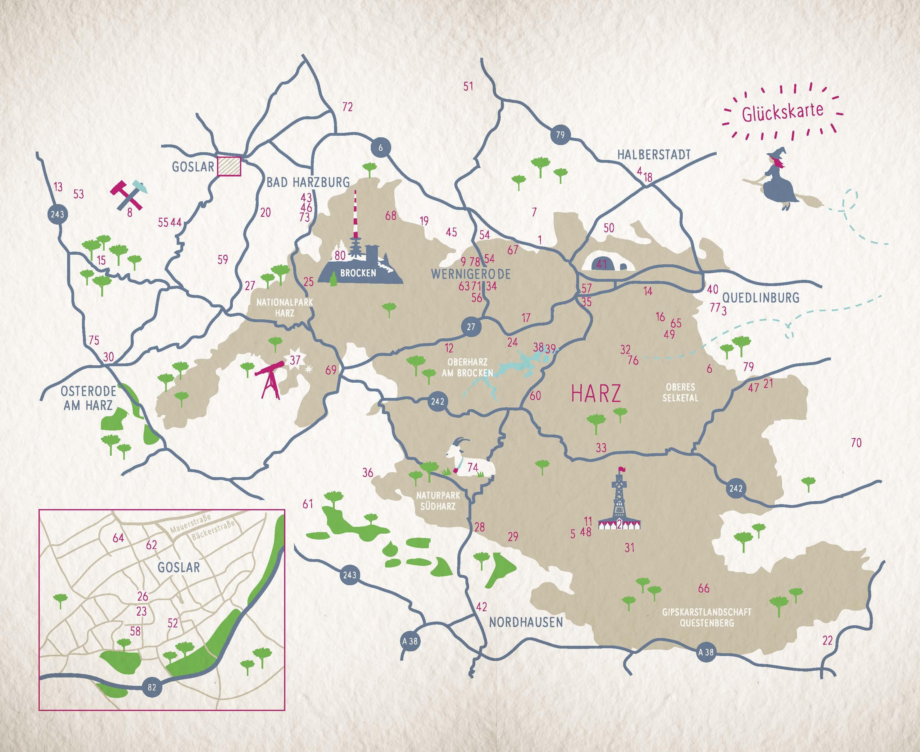 Beispielinhalt (Bild) Glücksorte im Harz