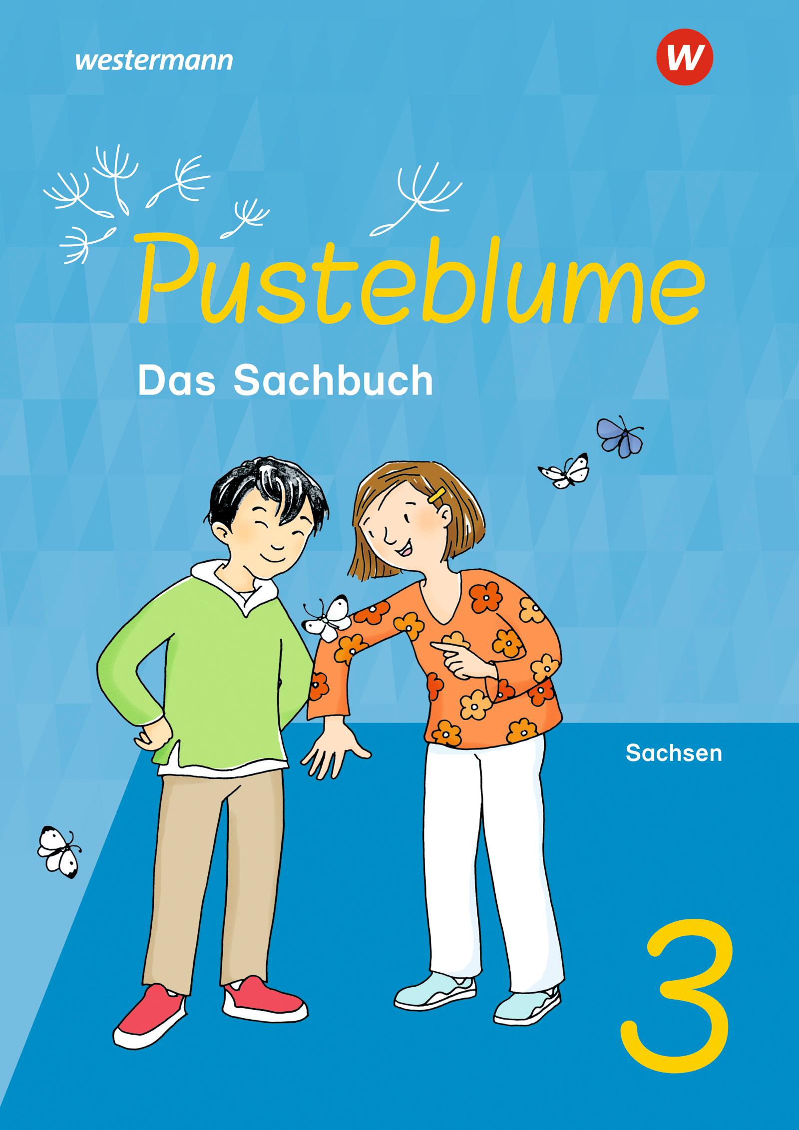 Vorderes Coverbild Pusteblume. Sachunterricht 3. Schulbuch. Für Sachsen