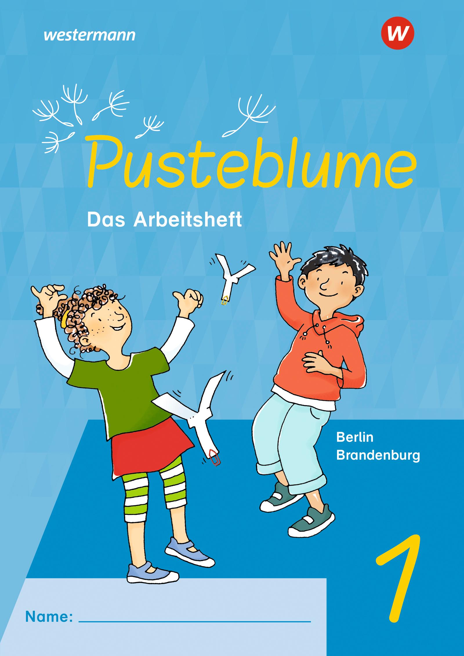 Vorderes Coverbild Pusteblume. Sachunterricht 1. Arbeitsheft. Für Berlin und Brandenburg