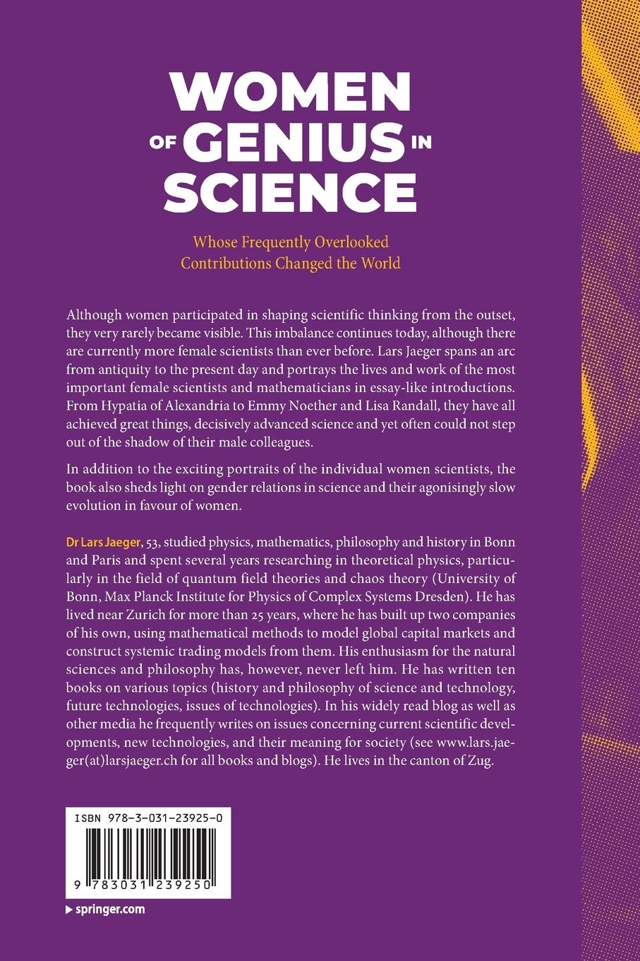 Rückseitencover Women of Genius in Science