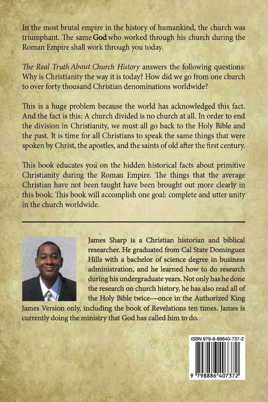 Rückseitencover The Real Truth About Church History