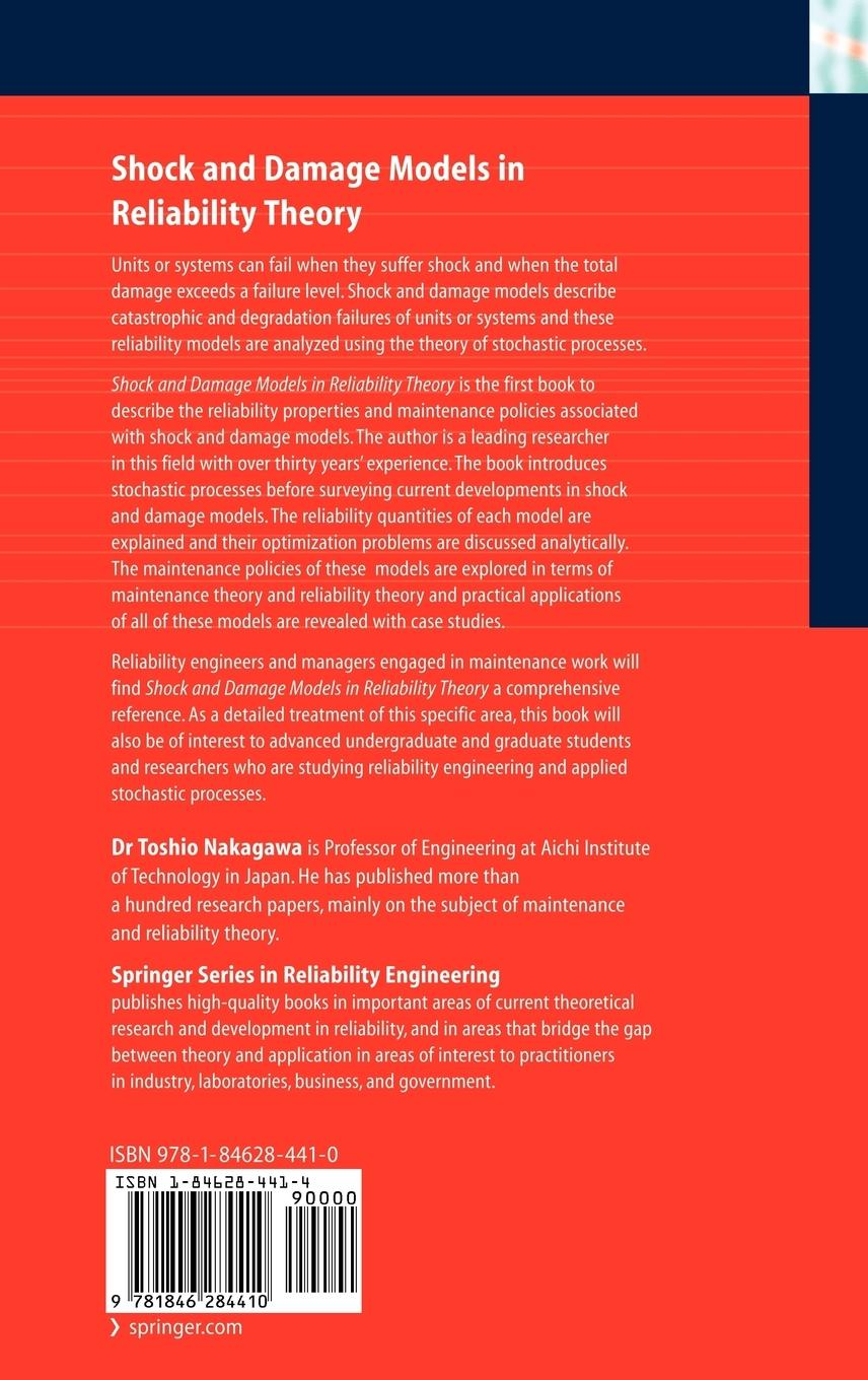 Rückseitencover Shock and Damage Models in Reliability Theory