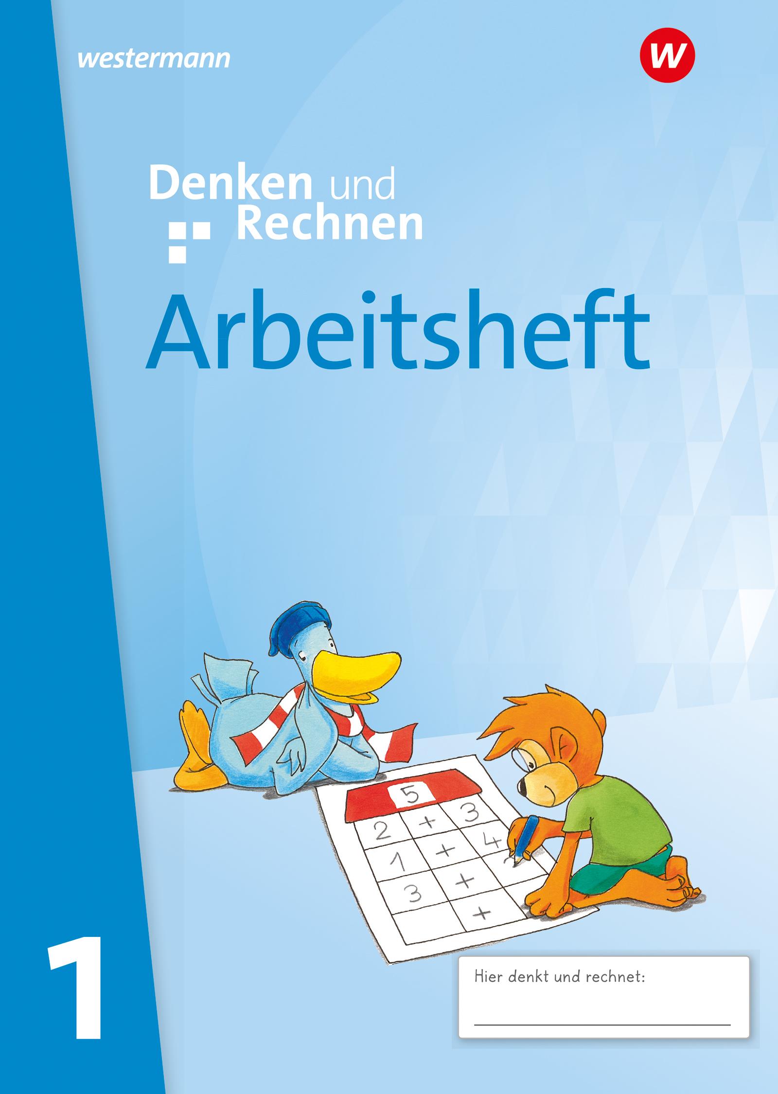 Vorderes Coverbild Denken und Rechnen 1. Arbeitsheft. Allgemeine Ausgabe