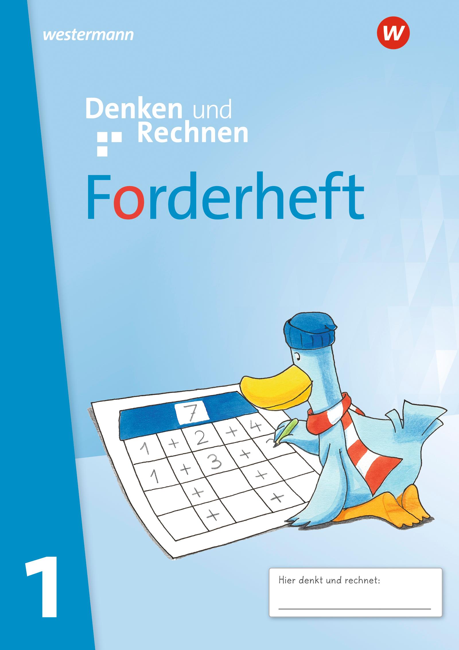 Vorderes Coverbild Denken und Rechnen 1. Forderheft. Allgemeine Ausgabe