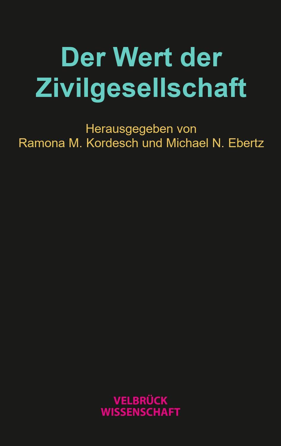 Vorderes Coverbild Der Wert der Zivilgesellschaft