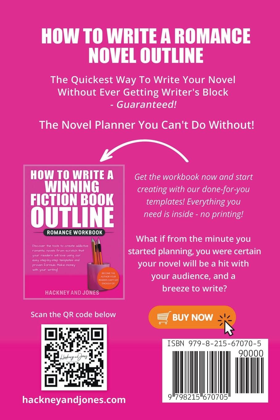 Rückseitencover How To Write A Romance Novel Outline