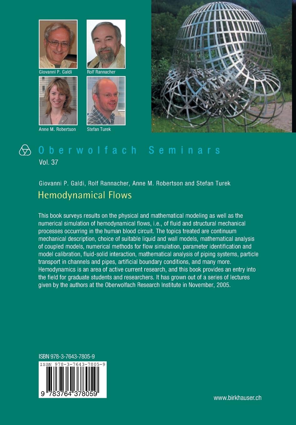 Rückseitencover Hemodynamical Flows
