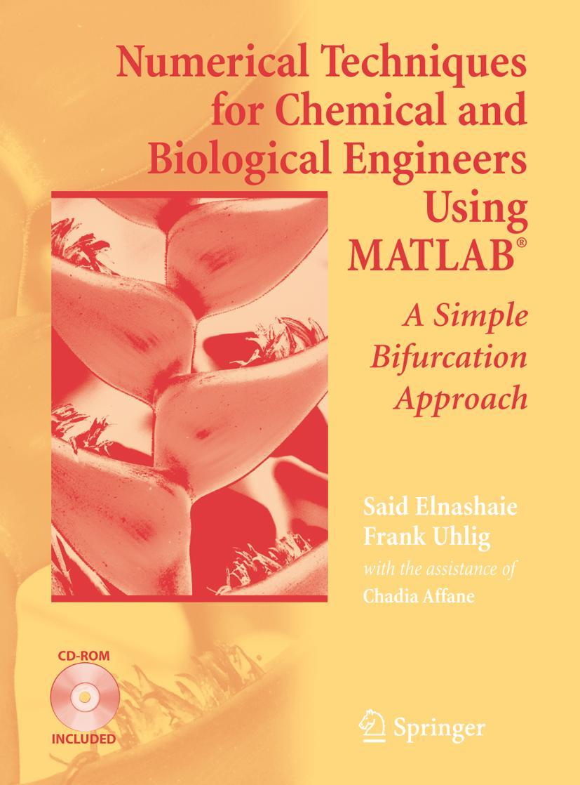 Vorderes Coverbild Numerical Techniques for Chemical and Biological Engineers Using MATLAB®
