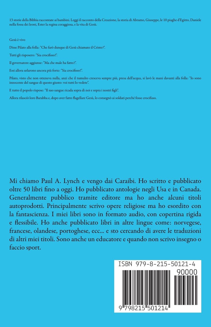 Rückseitencover 13 racconti biblici per bambini