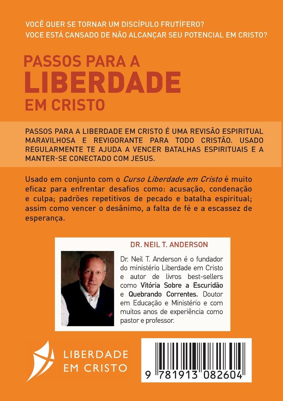 Rückseitencover PASSOS PARA A LIBERDADE EM CRISTO