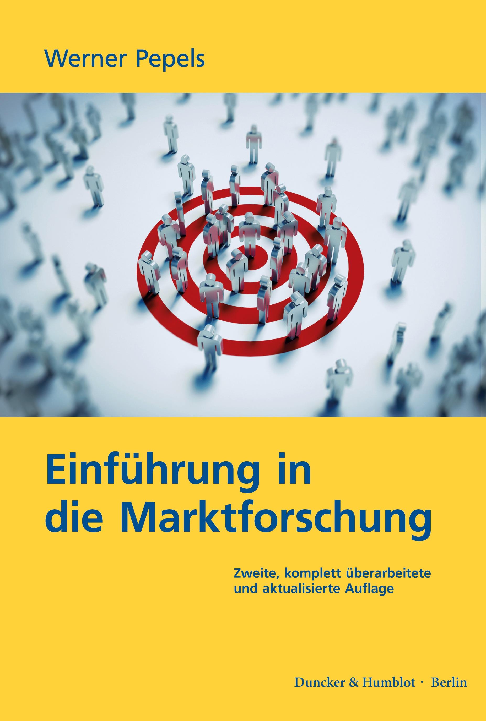 Vorderes Coverbild Einführung in die Marktforschung.