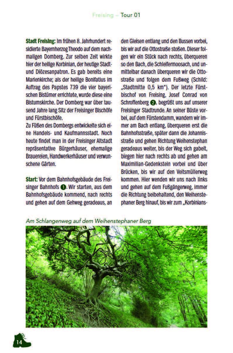 Beispielinhalt (Bild) Wandern in und um Freising, Erding & Moosburg/Isar