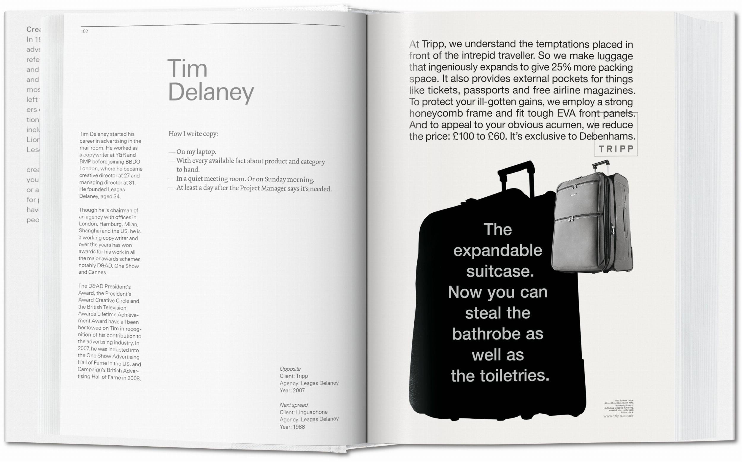 Beispielinhalt (Bild) D&AD. The Copy Book