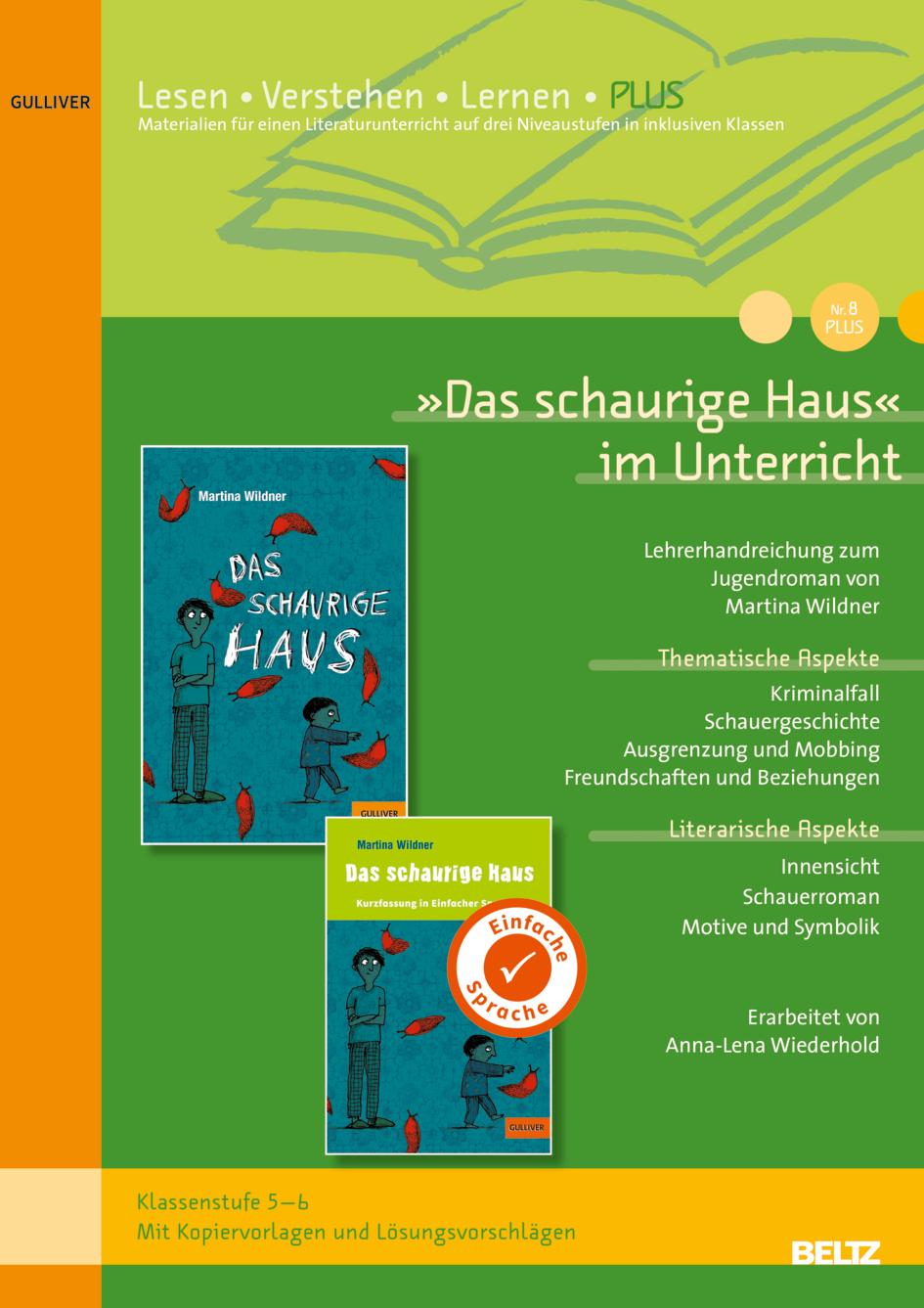 Vorderes Coverbild 'Das schaurige Haus' im Unterricht