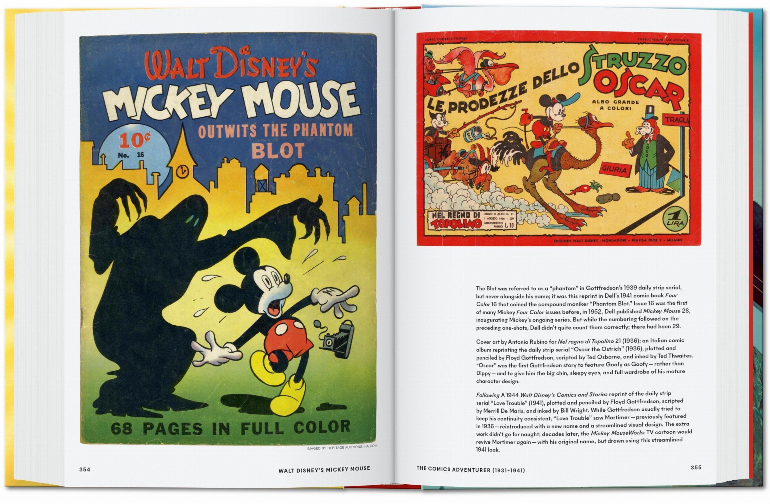 Beispielinhalt (Bild) Walt Disney's Mickey Mouse. The Ultimate History. 40th Ed.