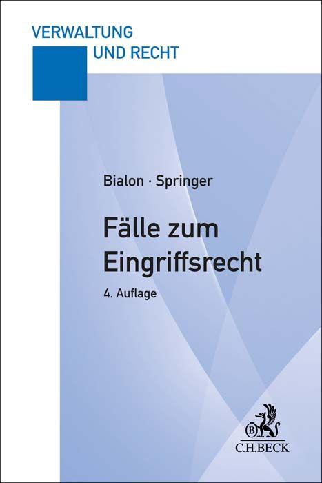 Vorderes Coverbild Fälle zum Eingriffsrecht