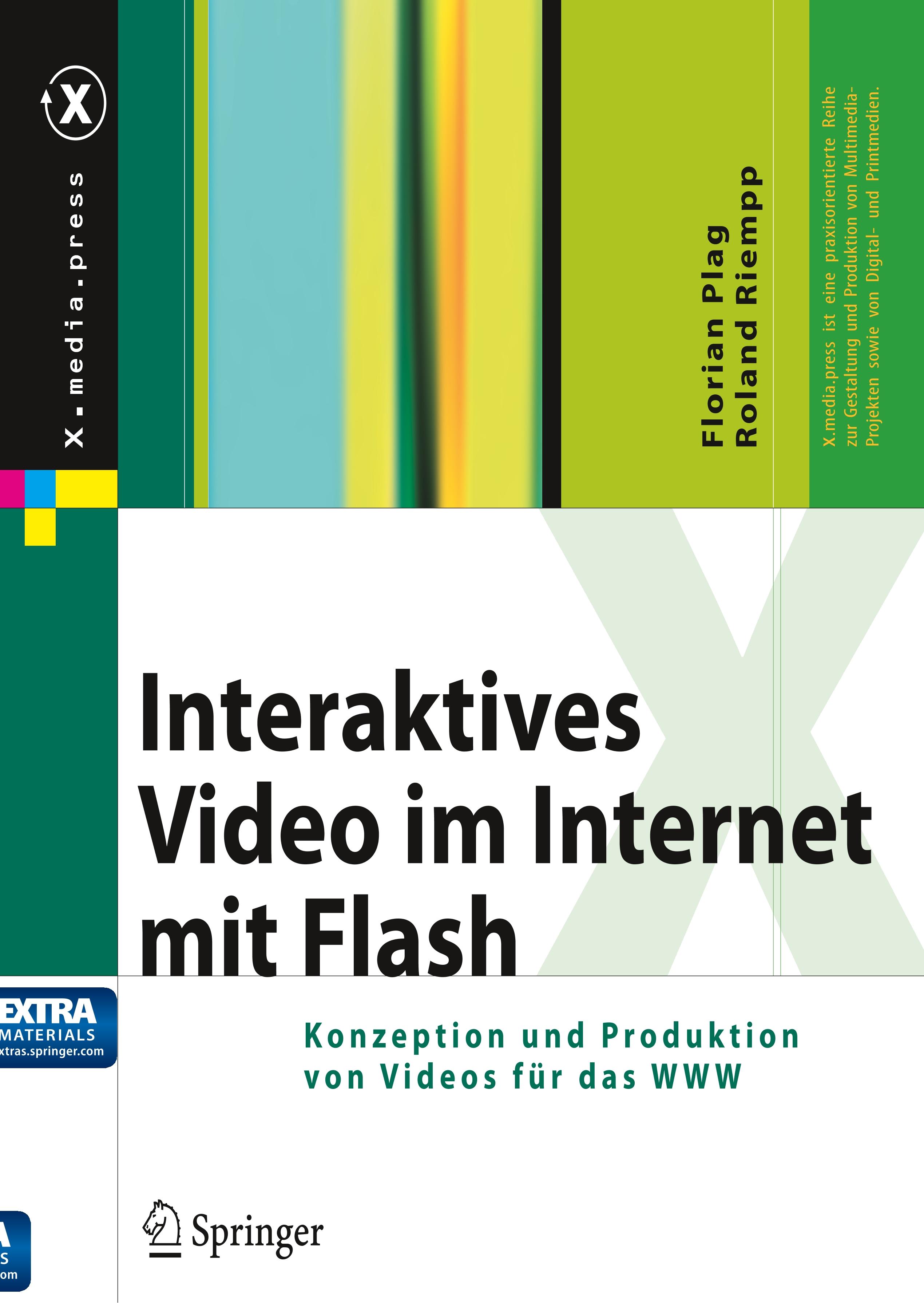 Vorderes Coverbild Interaktives Video im Internet mit Flash