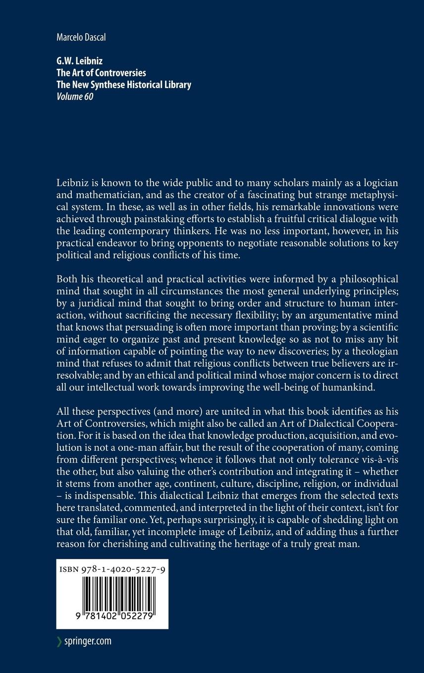 Rückseitencover Gottfried Wilhelm Leibniz